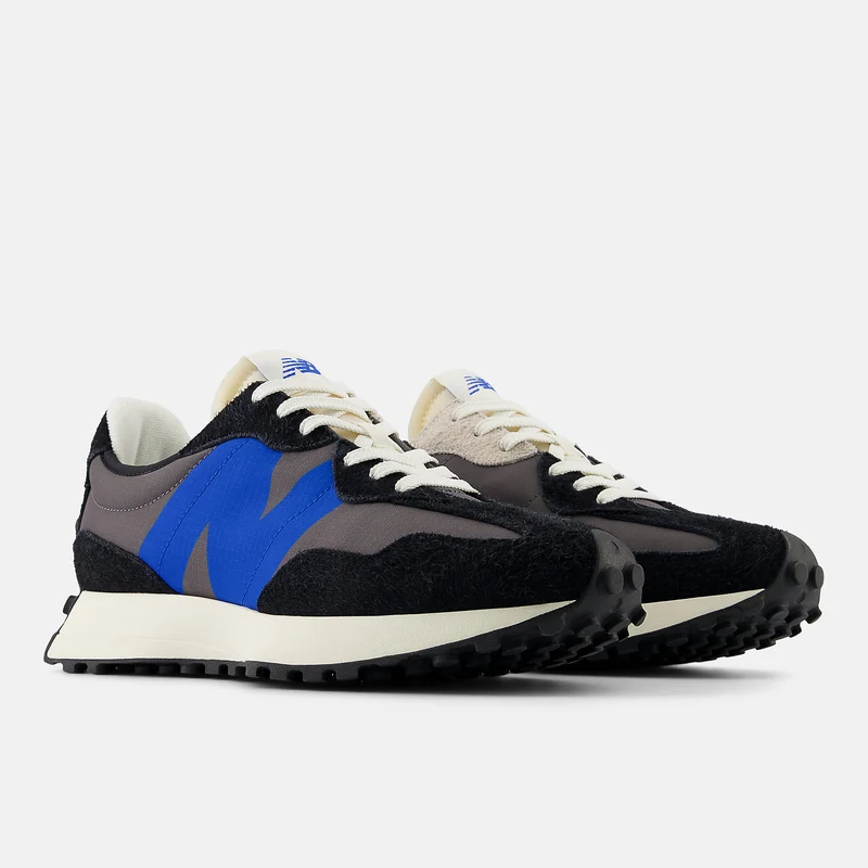 New Balance Unisex 327 Sneaker - Schwarz / Neo Flame
