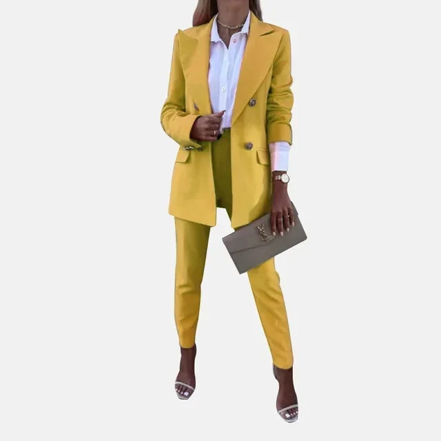 Birgit | Elegantes und Modernes Zweiteiliges Set mit Blazer und Hose