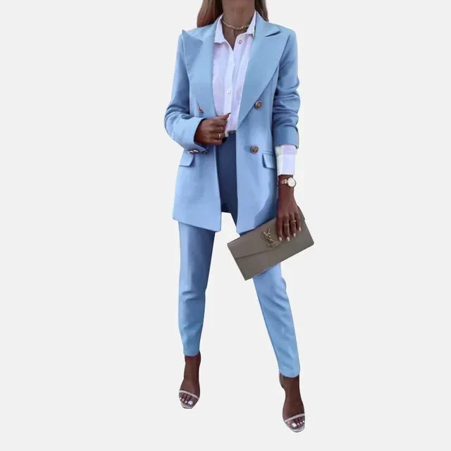 Birgit | Elegantes und Modernes Zweiteiliges Set mit Blazer und Hose