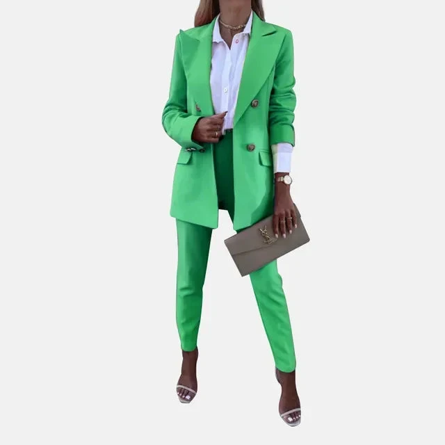 Birgit | Elegantes und Modernes Zweiteiliges Set mit Blazer und Hose
