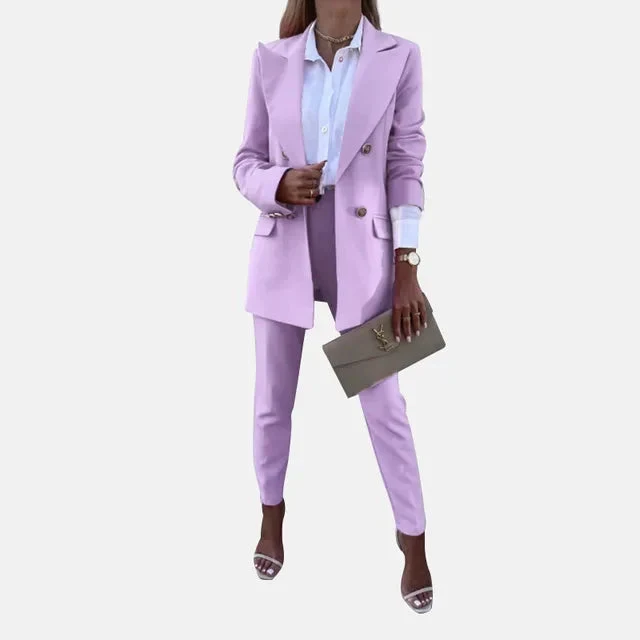 Birgit | Elegantes und Modernes Zweiteiliges Set mit Blazer und Hose