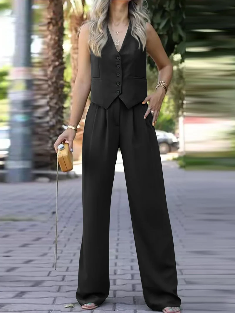 Sabrina | Elegantes und Luftiges Zweiteiliges Set im Modernen Stil