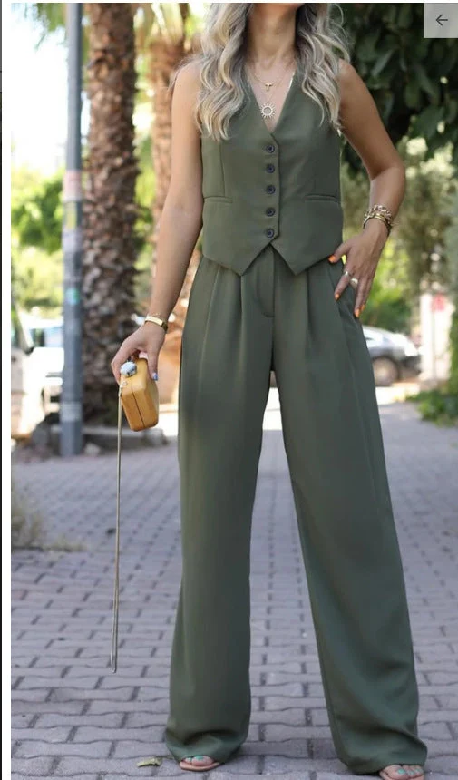 Sabrina | Elegantes und Luftiges Zweiteiliges Set im Modernen Stil