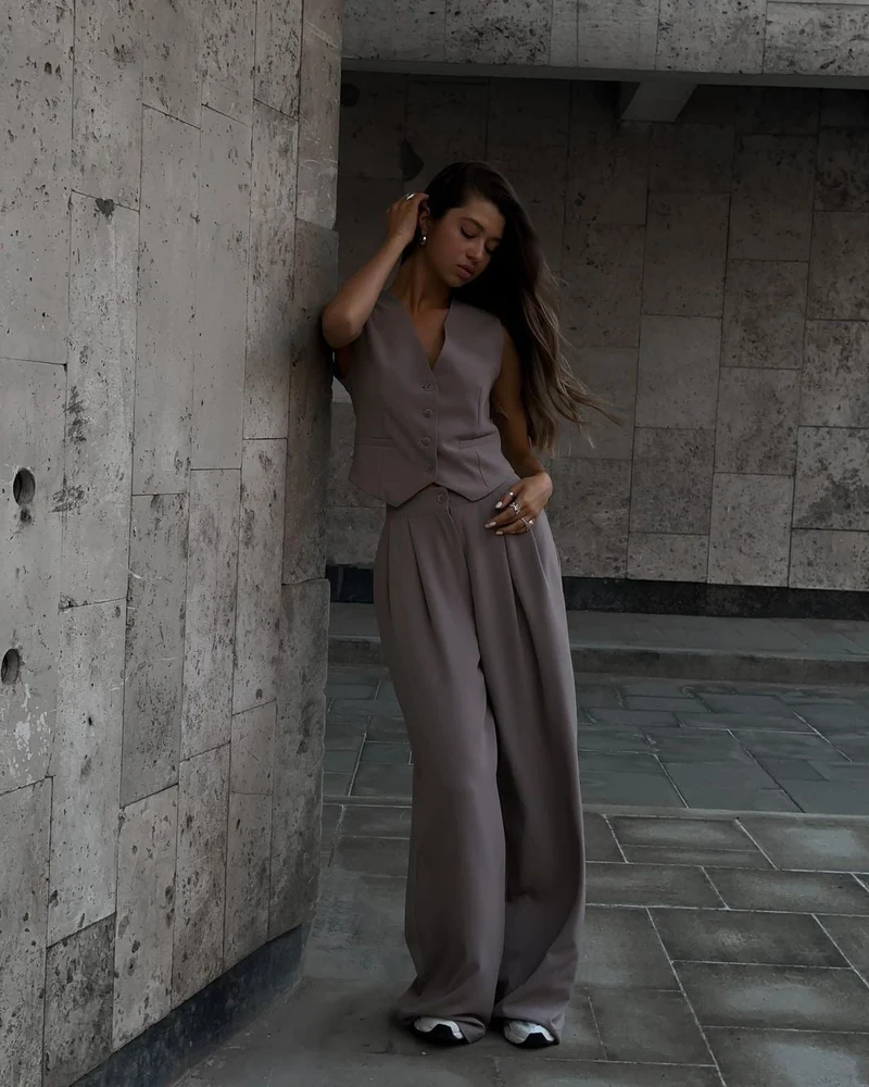 Sabrina | Elegantes und Luftiges Zweiteiliges Set im Modernen Stil
