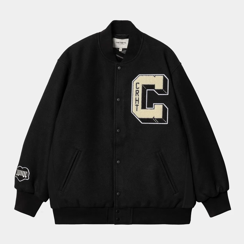 Carhartt WIP Bomberjacke „Brown Ducks“ für Damen - Schwarz