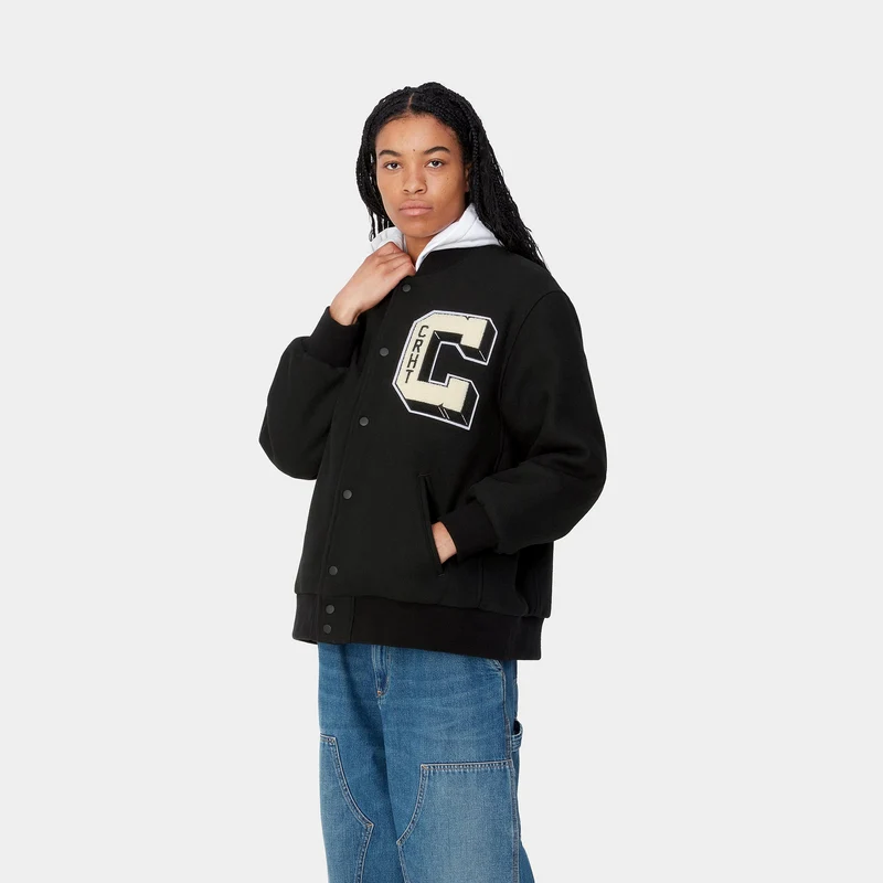 Carhartt WIP Bomberjacke „Brown Ducks“ für Damen - Schwarz