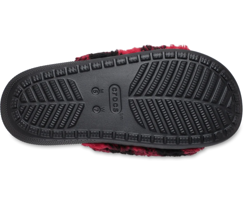 CROCS Klassische Unisex-Slipper mit Buffalo-Karomuster