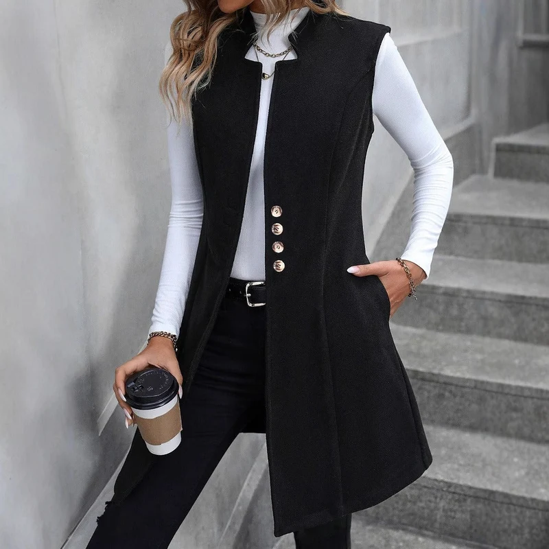 Isabella | Elegante und Moderne Damen Knopfweste