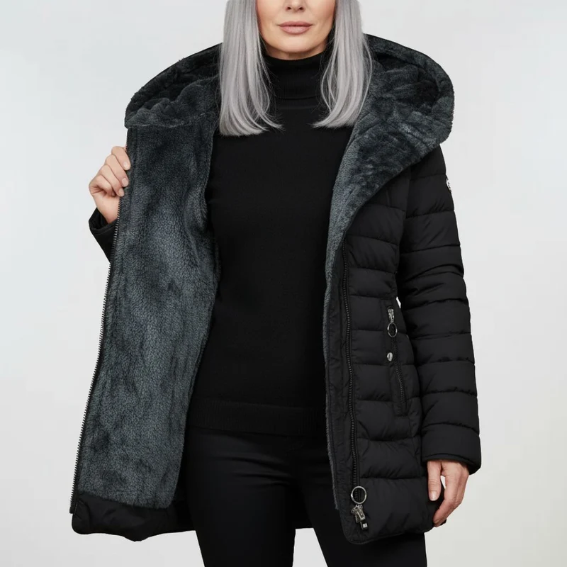 Evelyn | Warmer Winterisolierung wasserdichte Jacke