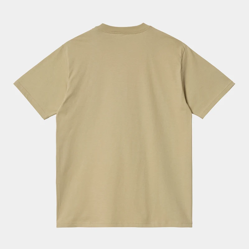 Carhartt WIP Herren Steamroller Kurzarm-T-Shirt aus Bio-Baumwolle - Ammonite