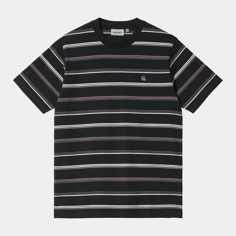 Carhartt WIP Kurzärmliges Vonn-T-Shirt für Herren – Schwarz / Artischocke