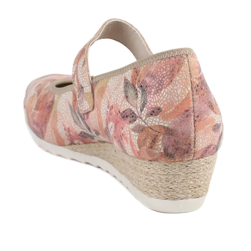 Grippy Adjustable Fasten Mary Janes - WOIL43001 / 328 882 - Pink Floral