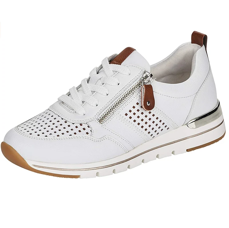 Remonte Modische Damen-Sneaker – Weiß