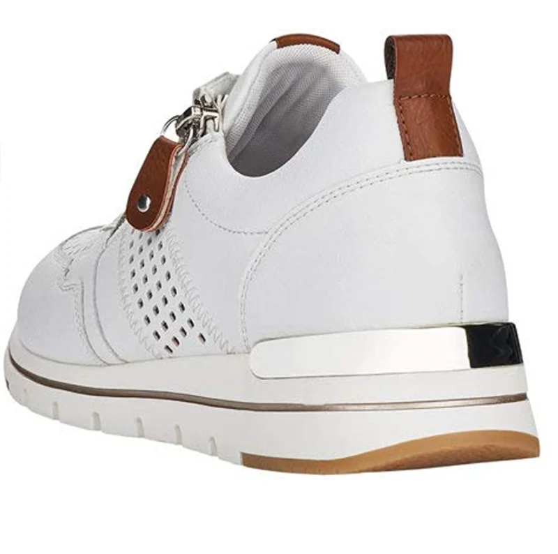Remonte Modische Damen-Sneaker – Weiß