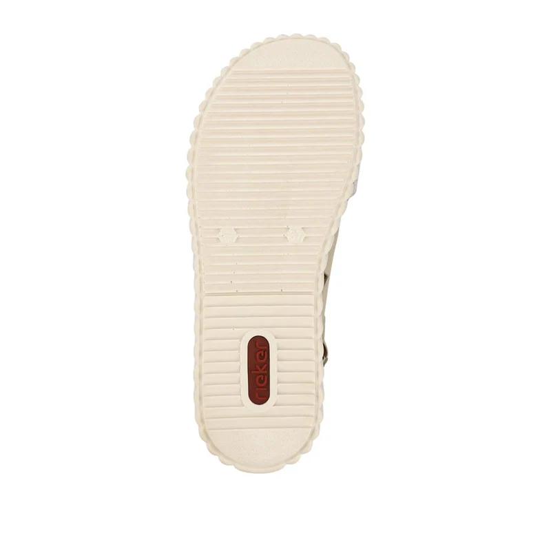 Wide-Fit Cushioned Wedge Sandals - RKR41539 / 327 288 - Beige