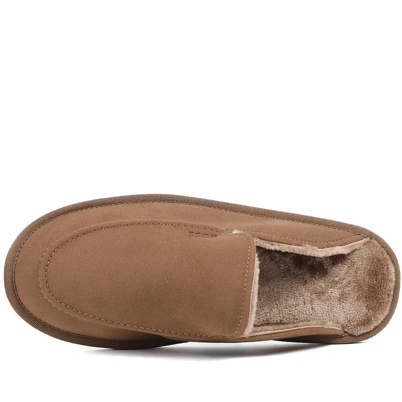 Boss Microfibre Slippers With Rubber Sole - HUGO42510 / 327 811 - Brown