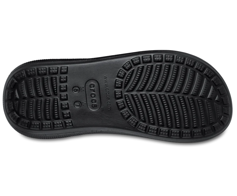 Crocs Unisex Classic Crush Sandale – Schwarz