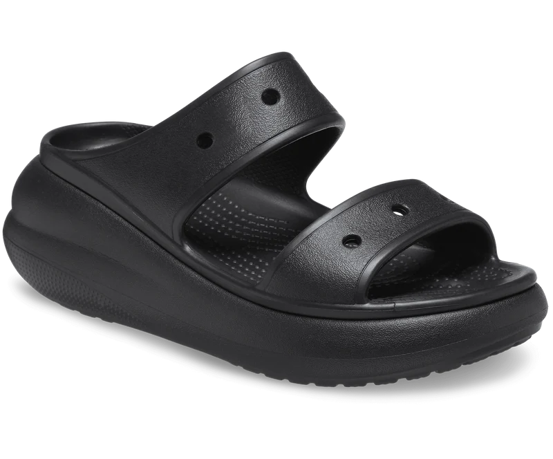 Crocs Unisex Classic Crush Sandale – Schwarz