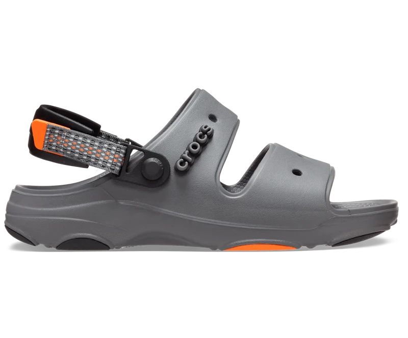 Crocs Klassische Unisex-All-Terrain-Sandale – Schiefergrau