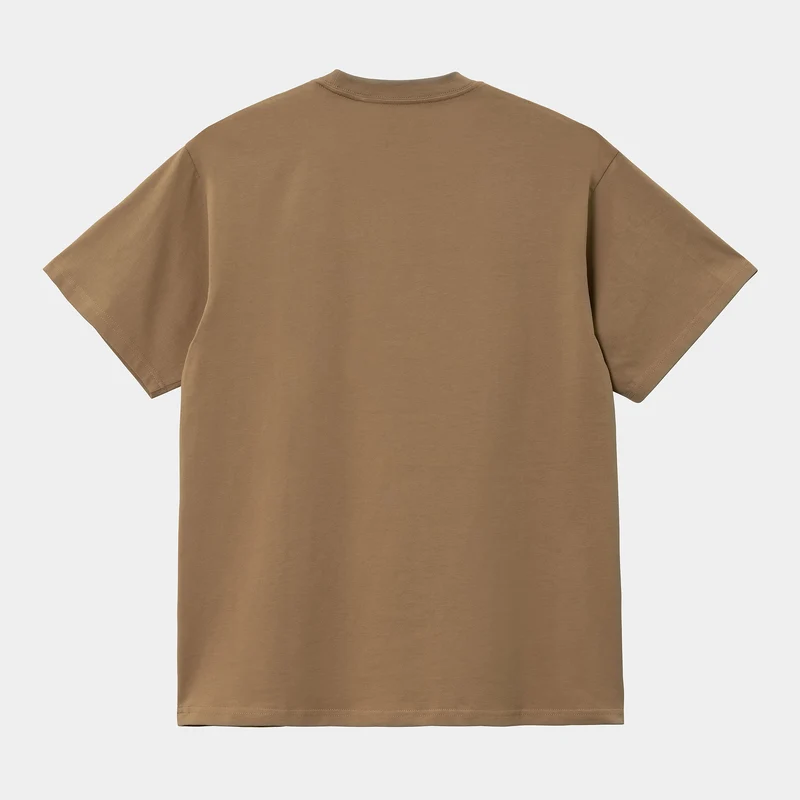 Carhartt WIP Herren-Kurzarm-T-Shirt mit Schriftzug-Stickerei – Buffalo