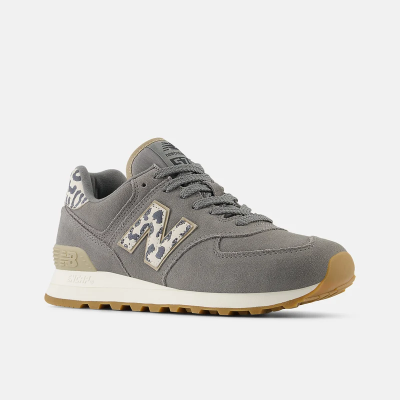 New Balance Damen 574 Fashion Trainers - Hafengrau / Meersalz
