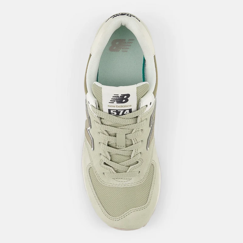 New Balance Damen 574 Fashion Sneakers - Olivin / Dunkles Steingut