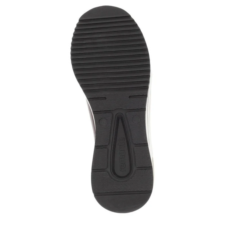 Remonte Extra breite Leder-Sneakers für Damen - Kastanienbraun