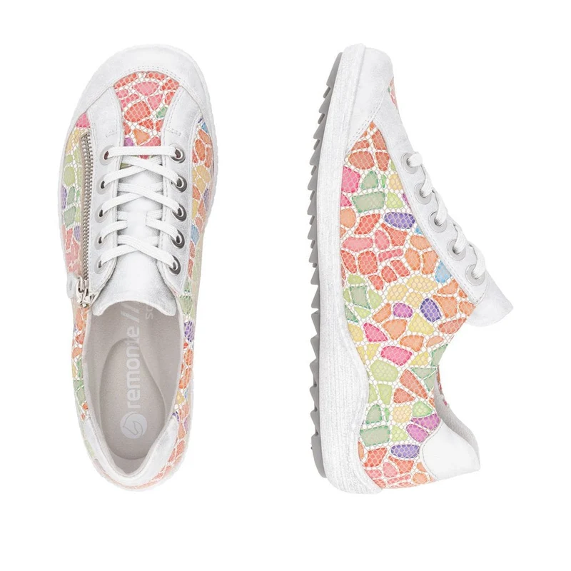 Remonte Breite Sneaker für Damen - Metallic