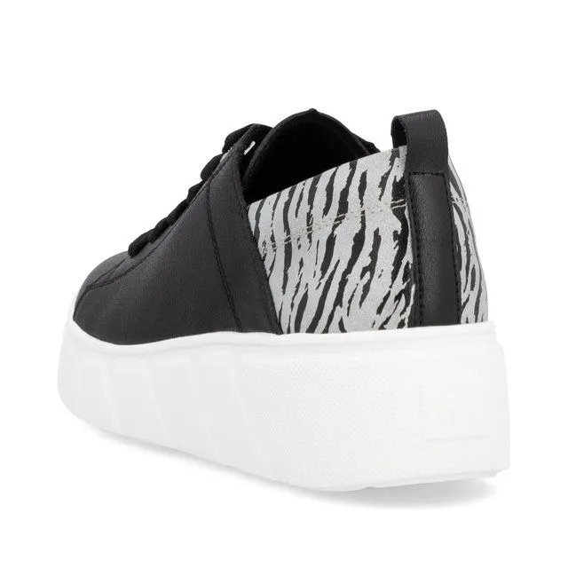 Rieker Damen-Sneakers „Evolution“ mit Plateausohle - Schwarz