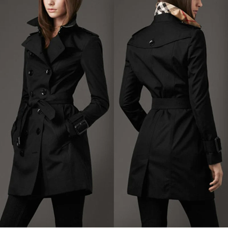 Isabella | Eleganter Zweireihiger Trenchcoat Mit Klassischem Charme