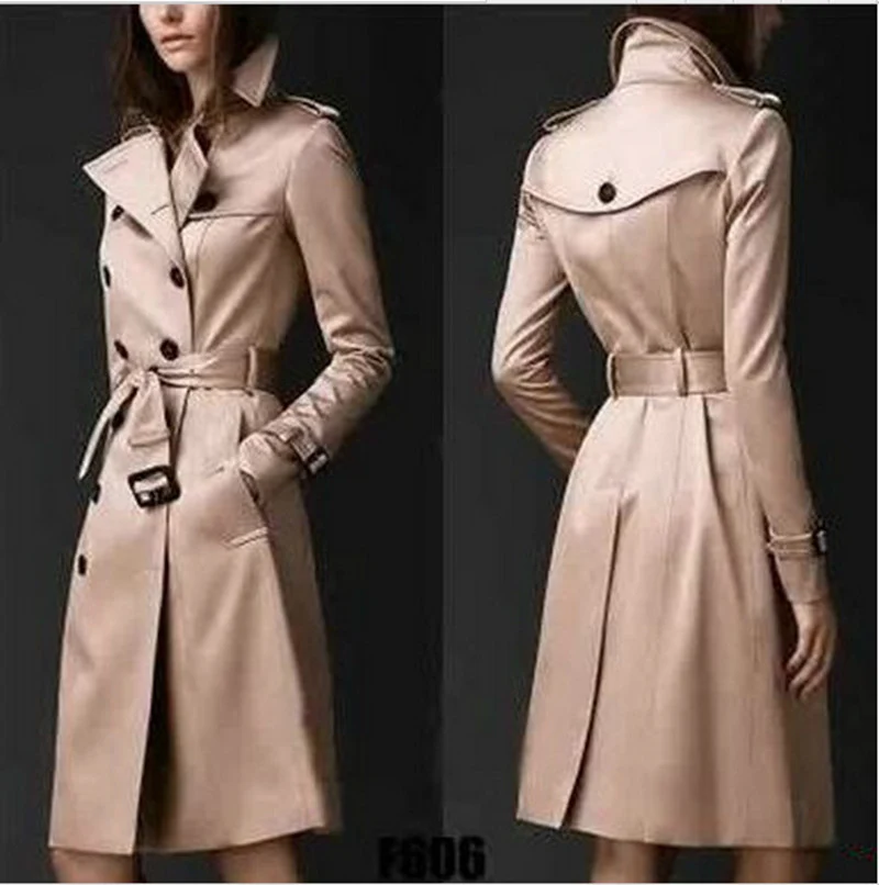 Isabella | Eleganter Zweireihiger Trenchcoat Mit Klassischem Charme