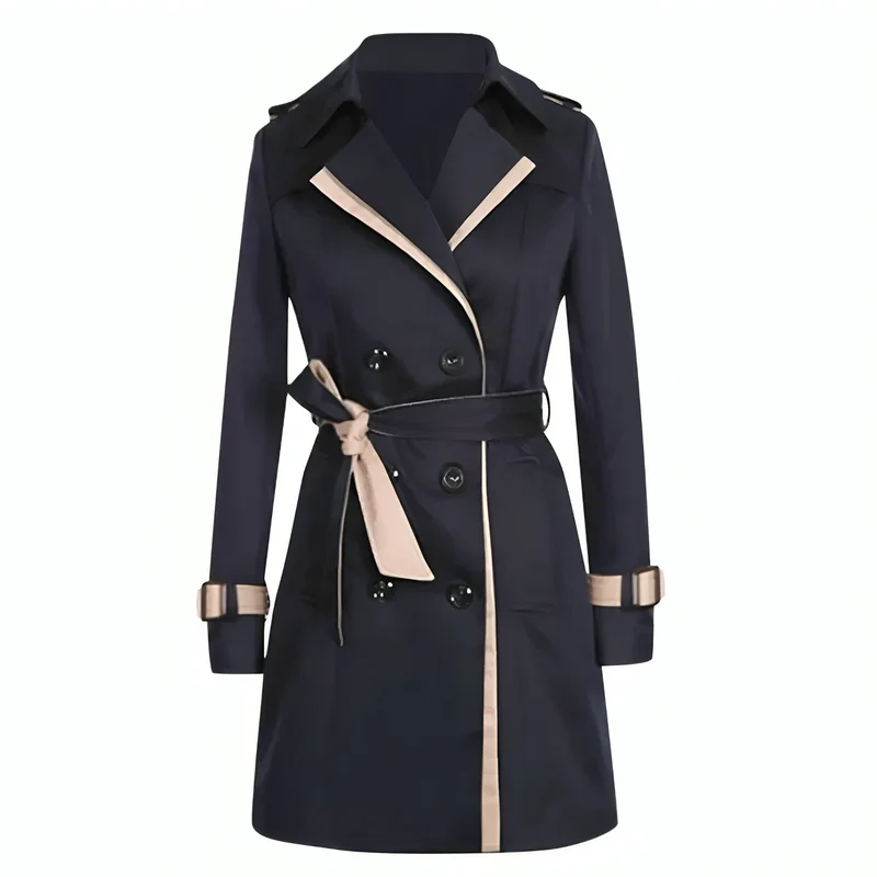 Helena | Eleganter Langer Trenchcoat Mit Femininer Silhouette