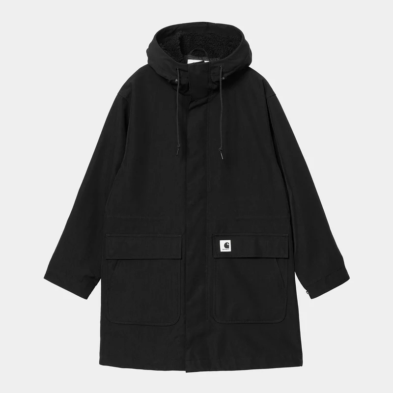 Carhartt WIP Clarton Parka für Damen - Schwarz