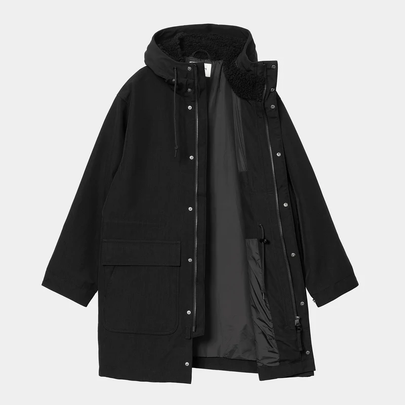 Carhartt WIP Clarton Parka für Damen - Schwarz