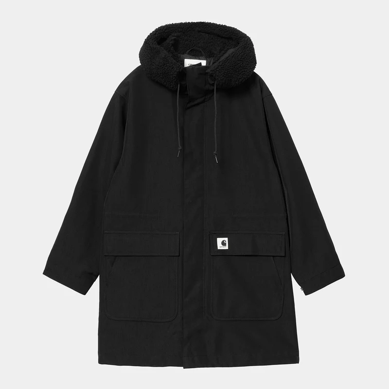 Carhartt WIP Clarton Parka für Damen - Schwarz