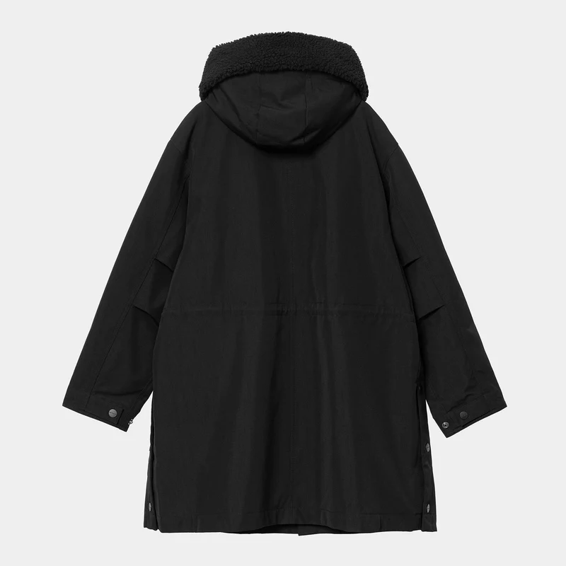 Carhartt WIP Clarton Parka für Damen - Schwarz
