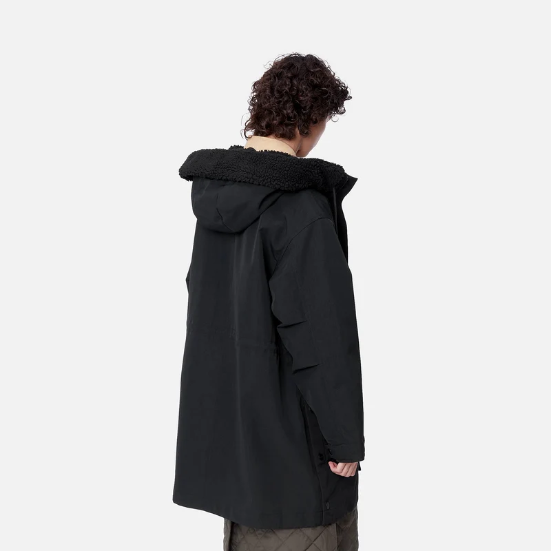 Carhartt WIP Clarton Parka für Damen - Schwarz