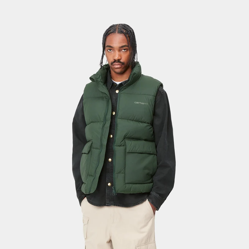 Carhartt WIP Herren Springfield Weste - Sycamore Tree