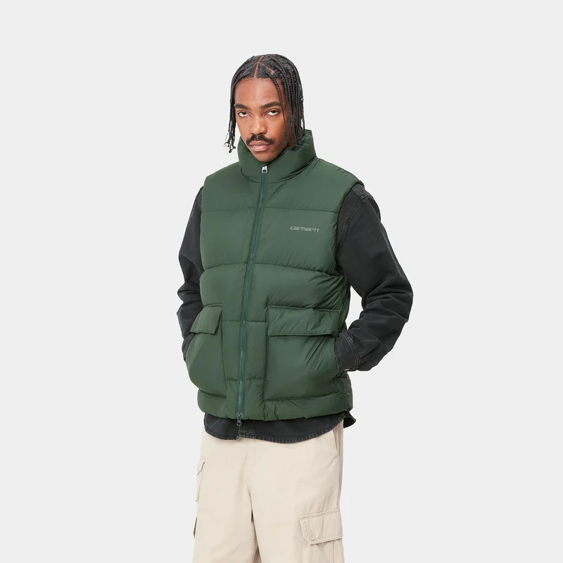 Carhartt WIP Herren Springfield Weste - Sycamore Tree