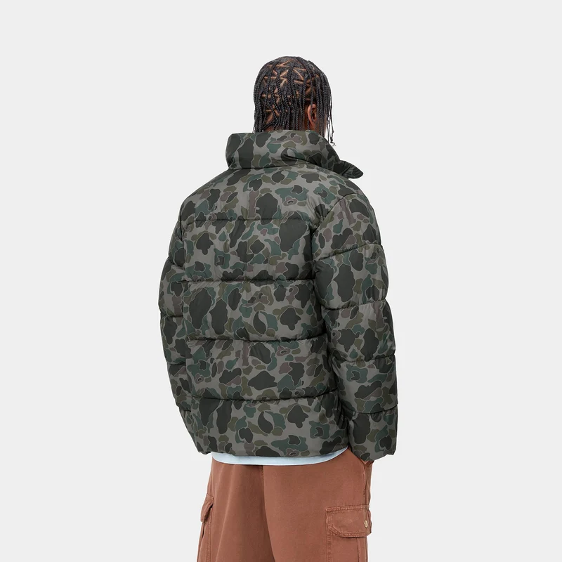 Carhartt WIP Herren Springfield Jacke - Camo Duck Grey