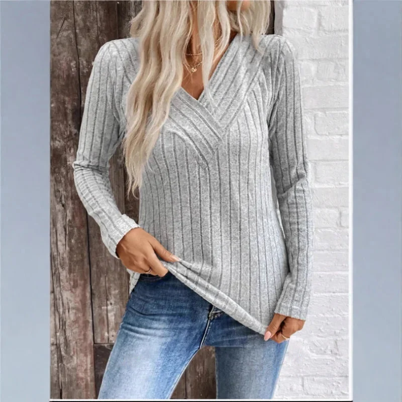 Lea | Strukturierter Streifenpullover Mit Zeitloser Eleganz