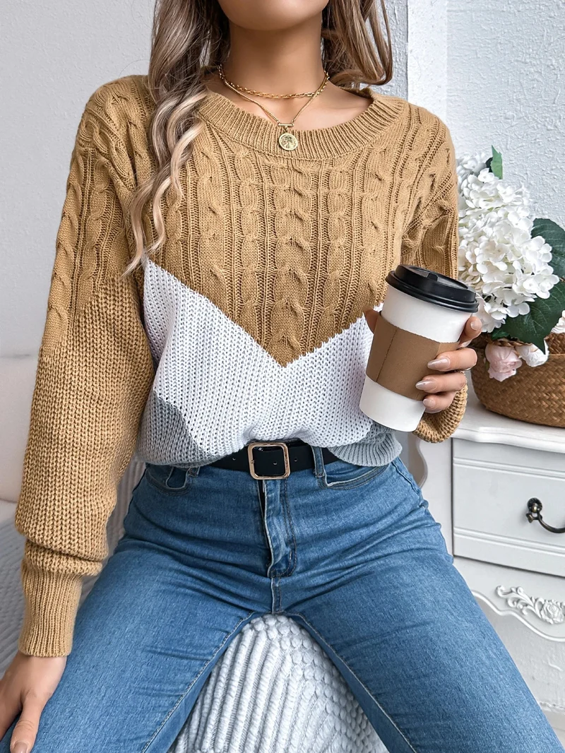 Freya | Chevron Strickpullover Mit Modernem Muster Und Kuscheligem Komfort