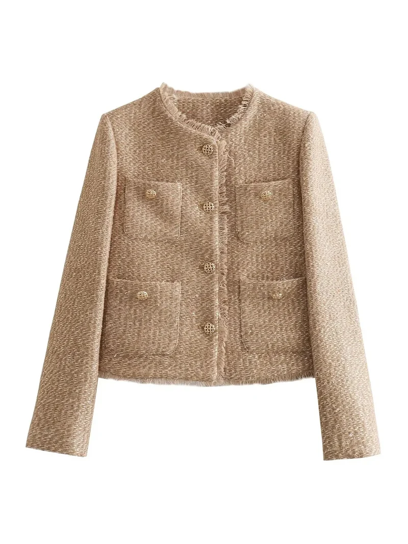 Marie | Elegante Tweed-Weste Mit Taillierter Silhouette