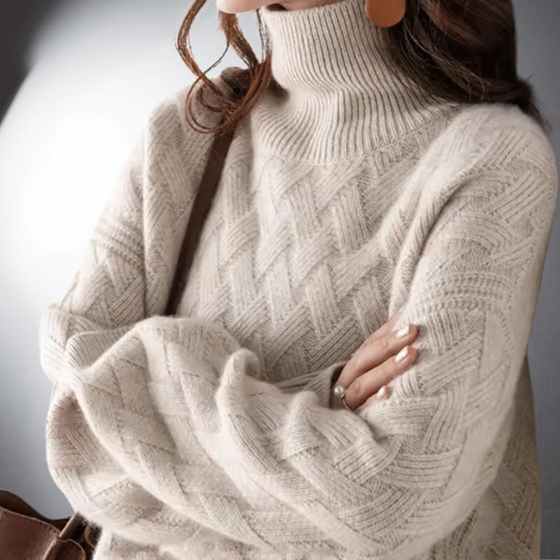 Luisa | Oversize Rollkragenpullover Mit Weichem Tragekomfort