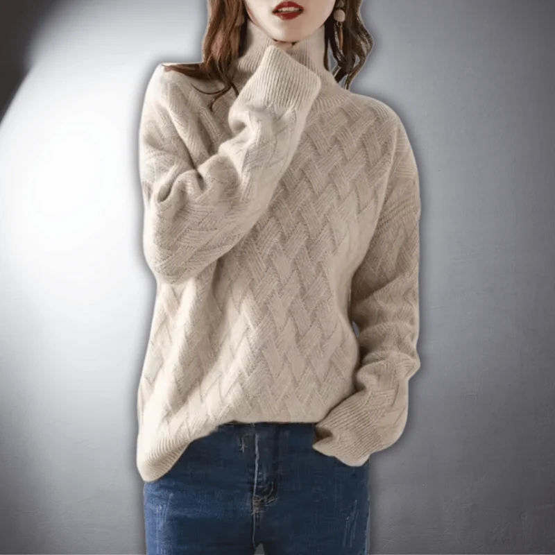 Luisa | Oversize Rollkragenpullover Mit Weichem Tragekomfort