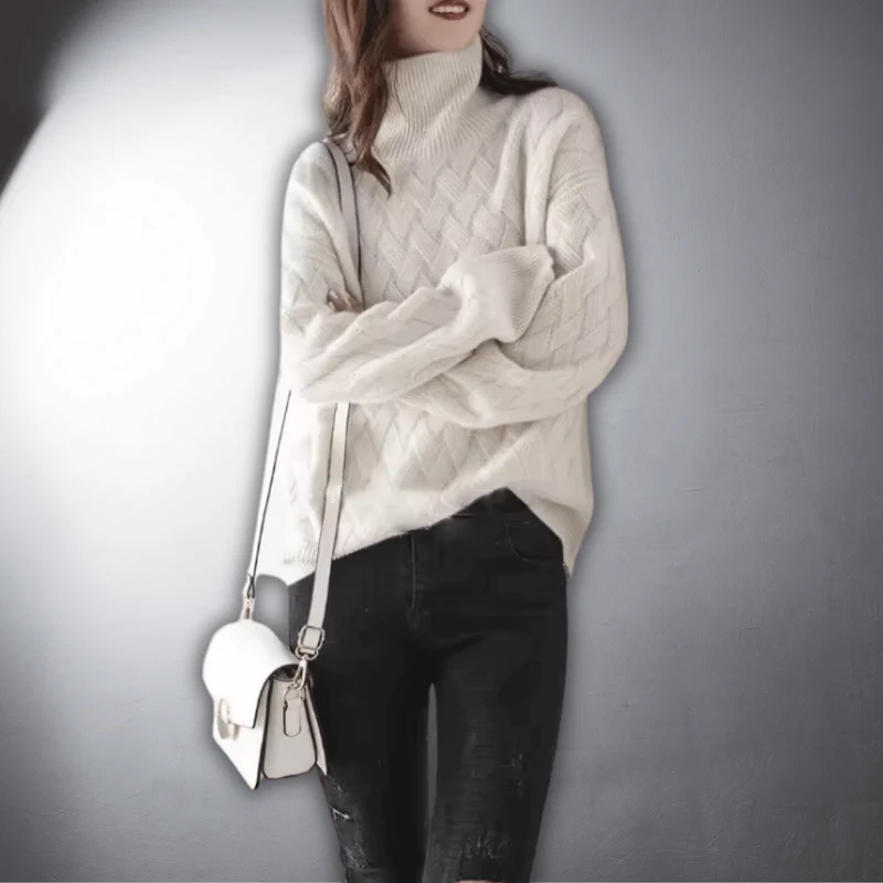 Luisa | Oversize Rollkragenpullover Mit Weichem Tragekomfort