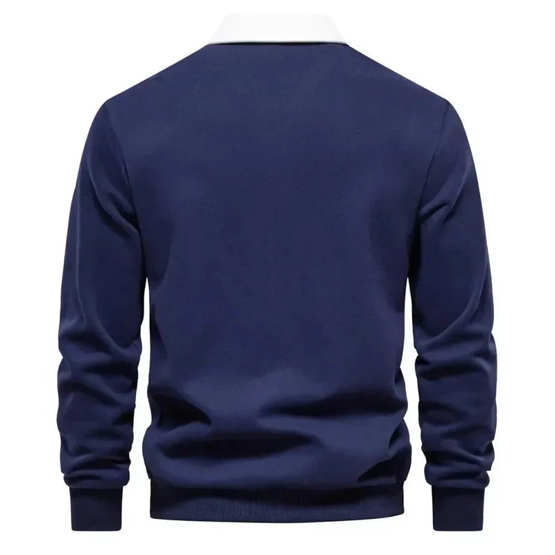 Noah | Eleganter Herren Polopullover Mit Kontrastkragen