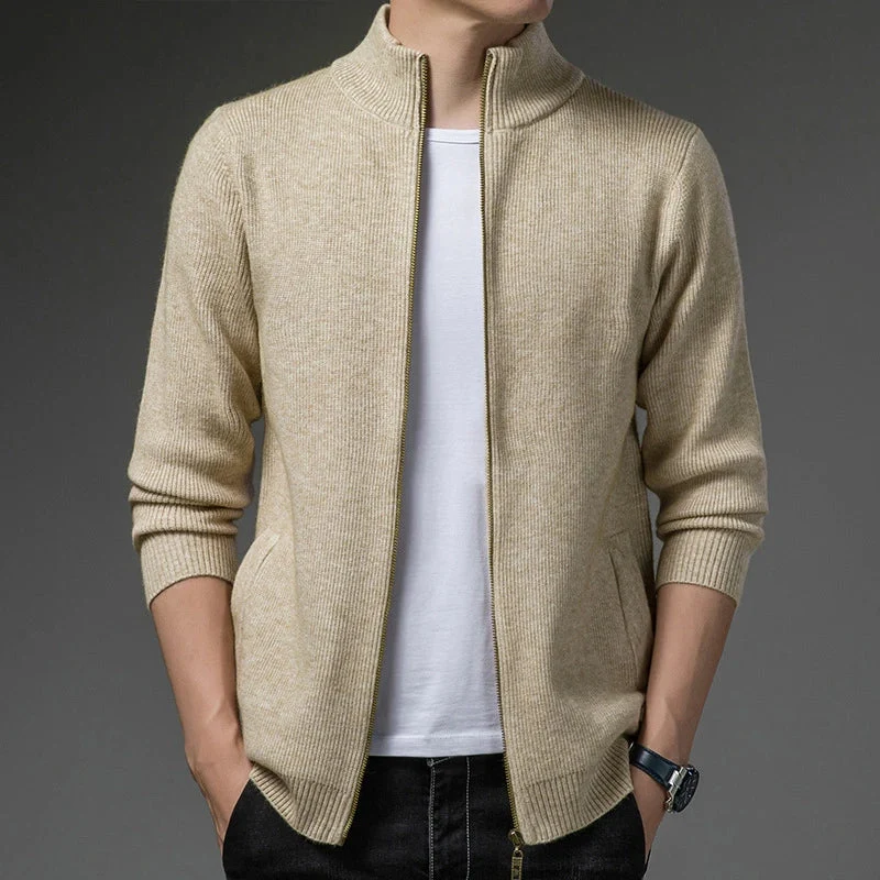 Julian | Elegante und Moderne Herren Strickstrickjacke