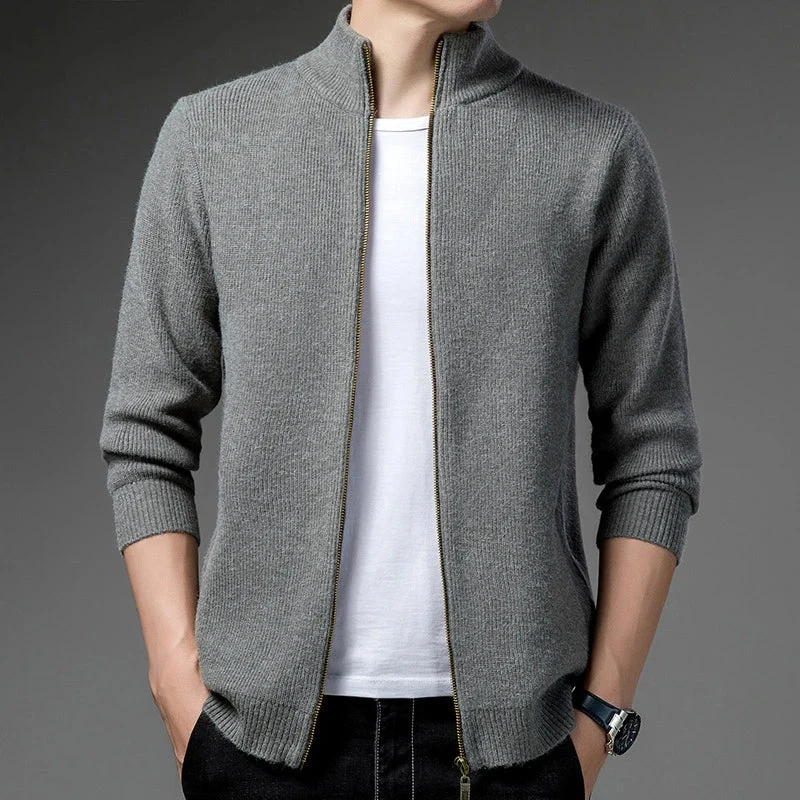 Julian | Elegante und Moderne Herren Strickstrickjacke