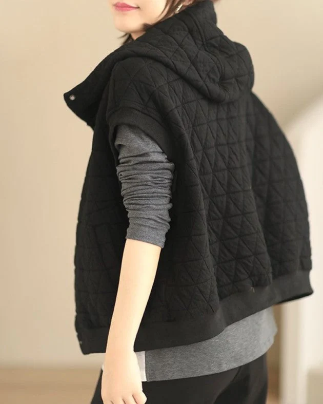 Victoria | Sportliche und Warme Damen Winterweste mit Kapuze